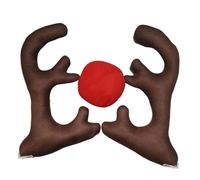 Kit Di Ornamenti Per Il Naso Di Corna Di Renna Per Auto, Decorazione