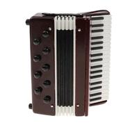 Kit Di Ornamenti Per Strumenti Musicali Gli Ornamenti Modello Fisarmonica Sono Squisitamente Realizzati Leggeri E Pratici Per Le Decorazioni Domestiche(Red,7x6 cm)