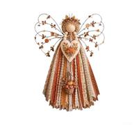 Kit di ornamento per appendere il tessuto dell'angelo fai da te Creativo | Pezzi pretagliati per matrimoni natalizi e decorazioni per la casa, progetti di decorazione fatti a mano colorati per adulti