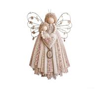 Kit di ornamento per appendere il tessuto dell'angelo fai da te Creativo | Pezzi pretagliati per matrimoni natalizi e decorazioni per la casa, progetti di decorazione fatti a mano colorati per adulti