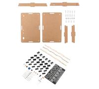 Kit di orologio elettronico a saldare digitale a 6 bit con LED elettronico per pratica elettronica, scheda di apprendimento kit fai da te per adulti Kit di progetto di saldatura digitale con guscio