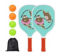Kit di paddle, paddle ball attrezzature, teikened edge paddle, Hole Ball Set, Outdoor Paddle Equipment, Protective and Sturdy Hole Ball Paddle Set with Thickened Edge for Outdoor Use