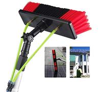 Kit di pali per la pulizia delle finestre, 3-12 m, con asta alimentata ad acqua con testina da 30 cm per una pulizia efficiente di pannelli solari e sistemi fotovoltaici di finestre, leggero e
