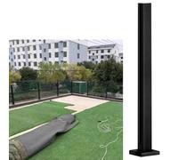 Kit di Pali per ringhiera in Acciaio Inox, Stile Moderno, con Morsetti, Adatto per ringhiere Interne/Esterne, patii e Giardini.