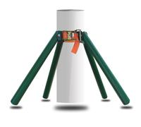 Kit di pali regolabili in metallo, supporto resistente per alberi da frutto e giovani, protezione contro forti venti