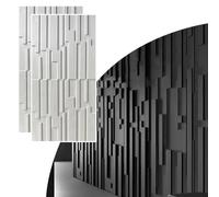 Kit di pannelli da parete 3D per una facile installazione, elegante decorazione per interni ed esterni per corridoi, bagni, salotti e altro ancora, migliora il tuo spazio oggi