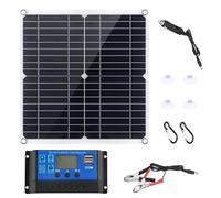 Kit di pannelli solari flessibili con controller da 300W alimentazione a 12V e interfaccia ricarica USB celle per telefono camper auto
