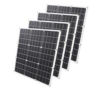 Kit di Pannelli Solari Monocristallini da 400W con Inverter WiFi per Casa e Balcone