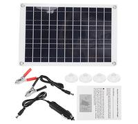 Kit di pannelli solari pieghevoli portatili, 12/24 V, 100 W, kit di avviamento per pannello solare monocristallino, uscita USB 5 V/3 A, per rimorchi auto, yacht, controller della batteria, sistema di