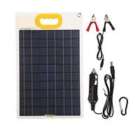 Kit di pannelli solari portatili, pannelli solari monocristallini da 30 Watt 5 Volt, kit di pannelli solari monocristallini con modulo ad alta efficienza per la ricarica della batteria, pannello