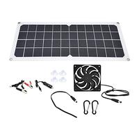 Kit di pannello solare con porte USB per auto aeroplani per le barche - Set di ventole per pannelli solari fotovoltaici da 10 W