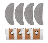 Kit di panni for mocio e sacchetti antipolvere in microfibra e tessuto non tessuto for Ultenic, accessori for parti di ricambio for aspirapolvere robot T10 Lite