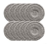 Kit di panni per aspirapolvere, in microfibra, resistenti agli strappi, compatibili con Cecotec Conga 15090 16090 AI SpinArm Home&Wash, confezione da 10
