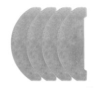 Kit di panni per aspirapolvere, panno in fibra ultra fine, non si rompe o si strappa facilmente, per Vexilar per Cleanova W7 W11 robot aspirapolvere autosvuotante (confezione da 4)