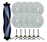 Kit di panni per mocio con filtro a spazzola laterale principale per aspirapolvere robot M3, con cuscinetti in microfibra lavabili e spazzole laterali per la pulizia degli angoli (B)