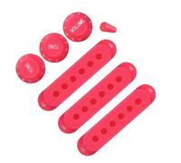 Kit Di Parti Del Tono Del Volume Della Punta Dell'interruttore Della Copertura Della Bobina Singola Della Copertura Del Pickup In Plastica Per Chitarra Elettrica Accessorio per Chitarra Strumento (Co