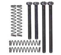 Kit di parti di chitarra 1 Set Di Viti Per Ponticello Elettrico Per Basso In Ferro Molle Parti Di Accessori Per Strumenti Musicali(Black)