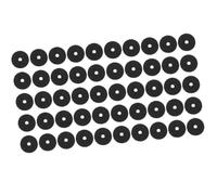 Kit di parti di chitarra 50 Pezzi Cinghia Feltro Pulsante Rondelle Blocchi Serrature Chitarra Acustica Feltro Accessori(Black)