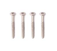 Kit di parti di chitarra Viti Di Montaggio Della Piastra Del Manico Per Imbullonatura Per L'accesso Alle Parti Della Chitarra(Silver)