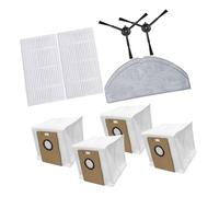 Kit di parti di ricambio for robot aspirapolvere Tapo RV30 Max RV30 Max Plus RV20 Max RV20 Max Plus: confezione da 10 con 2 spazzole laterali, 2 panni for mocio, 4 sacchetti for la polvere, 2 filtri