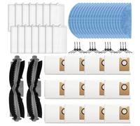 Kit di parti di ricambio per aspirapolvere robot per Yeedi Y1 per Pro Plus, spazzola a rullo principale spazzole laterali per sacchetti filtro HEPA panni mocio, per accessori per la pulizia degli