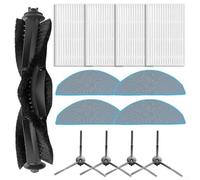 Kit di parti di ricambio per Laresar L10, Lydsto R1D Edge, Roidmi Eve per Rook S, accessori per aspirapolvere, include spazzola principale, spazzole laterali, filtri e panni per mocio (A)