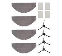 Kit di parti di ricambio per Tapo RV30 Max per Plus RV20 Max Plus Robot Aspirapolvere Spazzole Laterali Mop Panni per la rimozione di peli di animali domestici e polvere Installare materiali per la