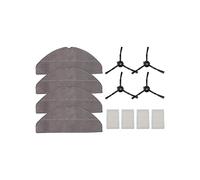 Kit di Parti per Vuoto per Tapo RV30 Max e RV20 Max con 4 Filtri, 4 Panni per Mop e 4 Spazzole Laterali In Nylon