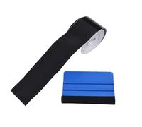 Kit di pellicole adesive in vinile per auto, cromate, compatibilità con battitacco e modanature (5 cm x 10 m)