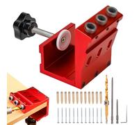 Kit di perforazione invisibile, Completo Di Modello A Caviglia Invisibile | Regolabile Modello Legno per Spazio Limitato Progetto Mobili