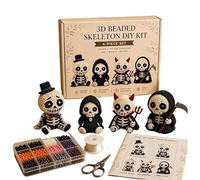 Kit di perline 3D multiuso, fai da te, gioielli creativi fai da te, artigianato artistico, riutilizzabile, fatto a mano, ornamento da scrivania per rilassarsi, fine settimana, attività in famiglia (B)