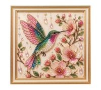 Kit Di Perline Per L'Arte | 20 x 20 cm Dipinto A Mano Ornamento Decorativo,Kit Arte Perline | Per Principianti E Appassionati Donne E Uomini Casa Interni Soggiorno Camera Da Ufficio