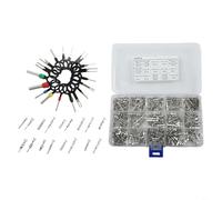 Kit di perni terminali 345 pezzi per cablaggio automobilistico connettori maschio femmina con 18 strumenti di smontaggio per uso professionale