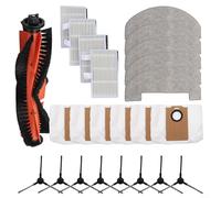 Kit di pezzi di ricambio per aspirapolvere robot MONSGA MS1 MAX, filtri per spazzole laterali principali, filtri, panni mocio, sacchetti per la polvere, set da 9-24 pezzi, ad alta capacità