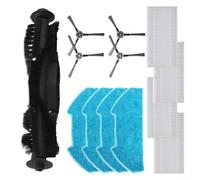 Kit di pezzi di ricambio per robot aspirapolvere Redkey R10, include spazzola principale, 4 panni mocio, 4 filtri, 4 spazzole laterali, per spazzare efficacemente gli angoli dei bordi