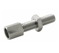 Kit di pezzi per tensionatori cavi del deragliatore Elvedes M6 Laiton (x15) Argenté