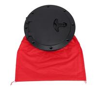 Kit di Piastra di Copertura con Sacchetto di Sigillatura dell'Acqua Rossa, Mazzo Rotondo Nero Anti -Impatto Luca Lunga Durata della Vita Versatile per la Striscia di Pesce Kayakboot (6