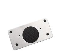 Kit di piastre di riparazione for cerniere for mobili in acciaio inossidabile - Piastre di montaggio for cerniere for porte a chiusura automatica con viti for una facile installazione(10pcs)