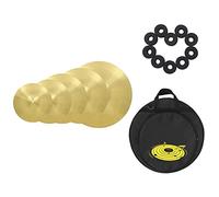 Kit Di Piatti In Ottone Hi-Hat Ride Crash Set Di Batteria Per Piatti Di Strumenti Musicali Piatti per batteria Cymbal set (Color : 5 Pcs)