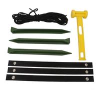 Kit di picchettamento per alberi e piante, cinghie in nylon affidabili e strumenti per mantenere i giovani alberi stabili nel tuo giardino