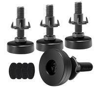 Kit di piedini di livellamento per mobili - Base filettata regolabile resistente con dado a T | Set livellatore durevole per tavoli, armadi, sedie, divani, banchi da lavoro, garage, officina e