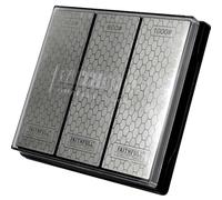 Faithfull DWTRIPLE - Kit per affilare diamantato, 3 pezzi, multicolore