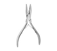 Kit di pinze for applicazione professionale for estensioni dei capelli con micro anelli, for pinza for chiusura micro perline(Silver)