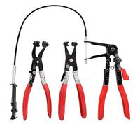 Kit Di Pinze Per Fascette Stringitubo - Kit Fascette Tubo Acqua,Set 3 Pinze Lunghe Per Tubi Per Riscaldamento Motore Elettrico Idraulico Auto