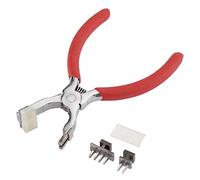 Kit di Pinze per Punzonatura Girevole, Stitch Punch Pliers, Leather Embossing Tool, 4 mm, per Cintura Sella Cinturino Orologio Scarpe Tessuto Carta