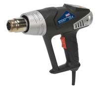 Kit Di Pistola Ad Aria Calda Deluxe Sealey HS104K Con Display LED 2000W 80-600°C
