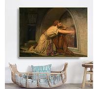 Kit di pittura 5D Lawrence Alma-Tadema, Clotilde alla tomba dei suoi nipoti, dipinti a puntini completi per decorare le pareti della casa, 40,6 x 50,8 cm