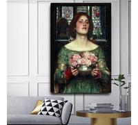 Kit di pittura 5D per adulti e bambini William Waterhouse, ninfe alla ricerca della testa di Orfeo (2) pittura fai da te completa da 50,8 x 61 cm