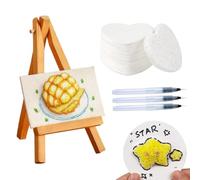 Kit di pittura a texture di forma | L'arte 3D può essere creata utilizzando carta da pittura e marcatori d'arte. Due fasi: tracciamento con una spazzola per l'acqua, che viene fatto stesso modo