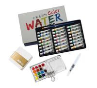 Kit Di Pittura Ad Acquerelli, Set Di Tubi Ad, Tavolozza Pratica Portatile Per Appassionati Professionisti Artisti All'aperto